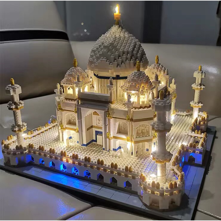 Đồ chơi decor lắp ghép kiến trúc thế giới cung điện taj mahal mô hình lâu đài xếp hình diy nanoblock Vườn Ngự Uyển