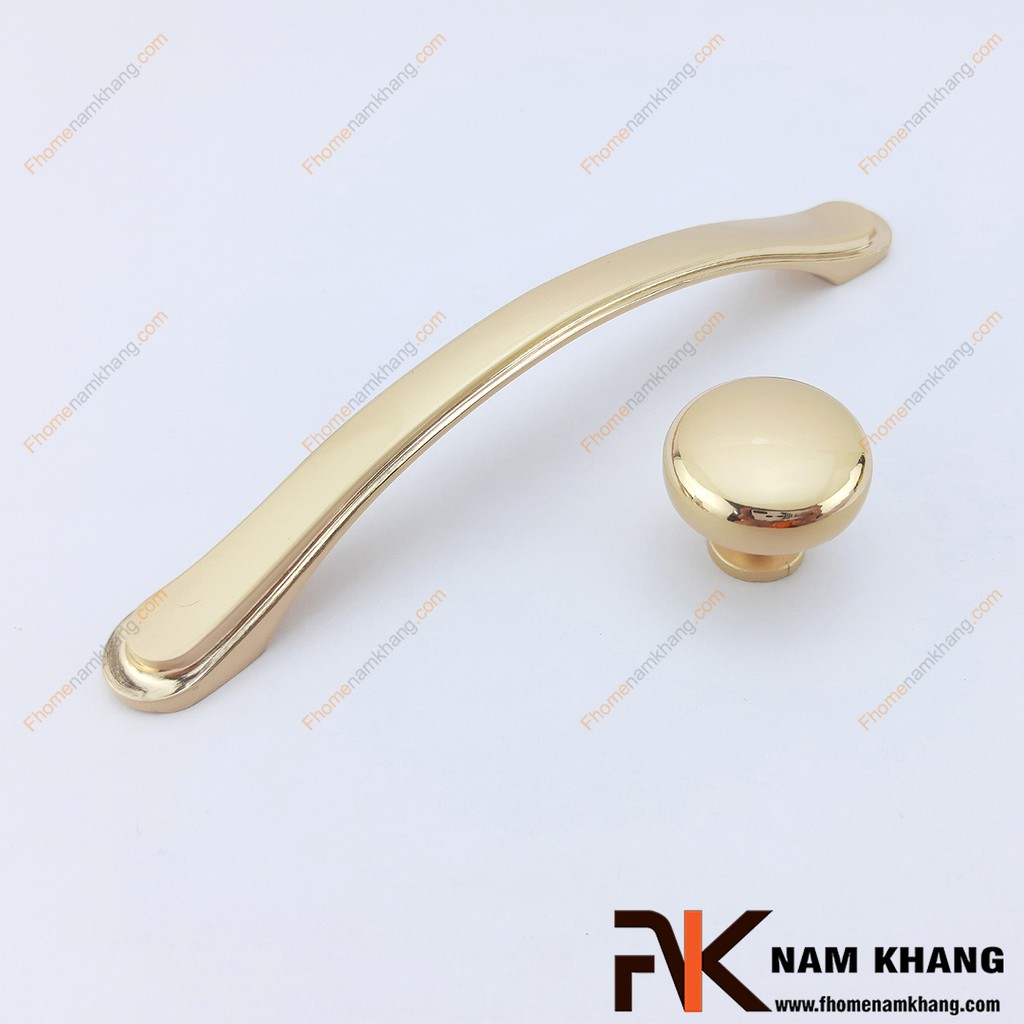 Tay nắm cửa tủ mạ vàng phong cách châu âu NK036