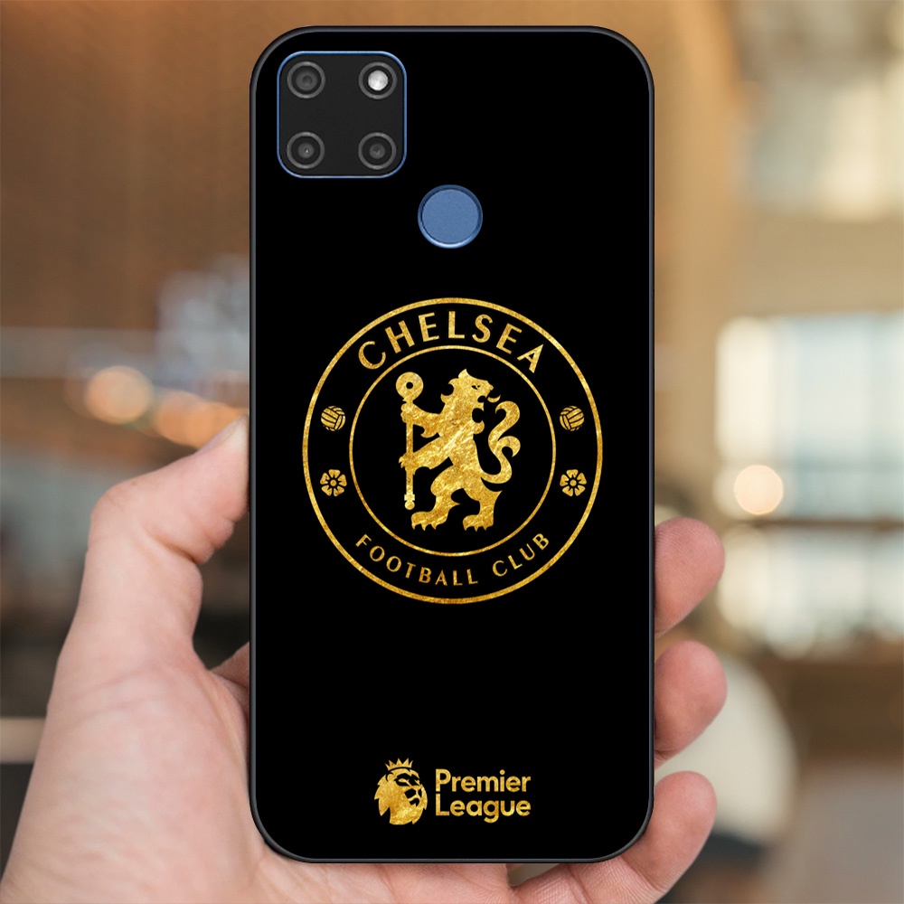 Ốp lưng Realme C12, C21Y viền đen in hình Chelsea FC