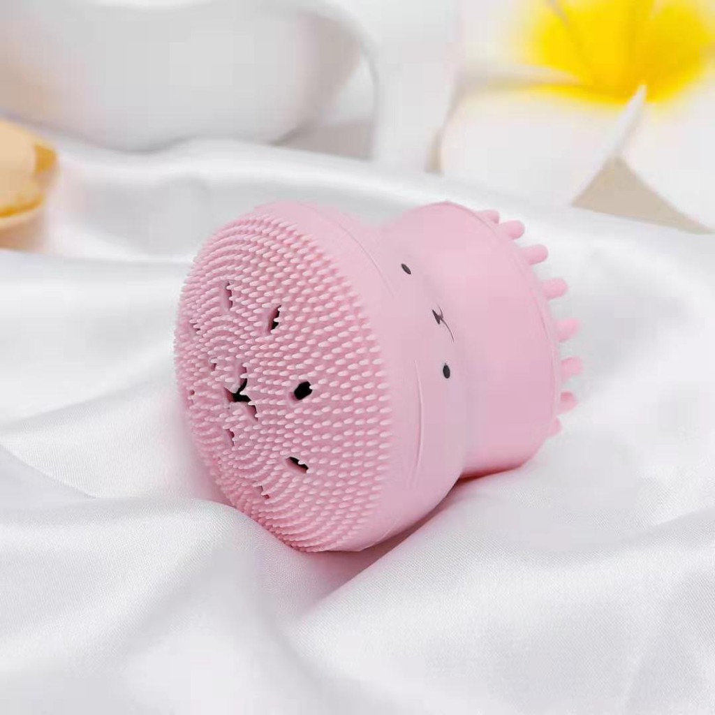 Cọ Rửa Mặt Tẩy Tế Bào Chết Bằng Silicon Mềm Hình Chú Bạch Tuộc Đáng Yêu | BigBuy360 - bigbuy360.vn