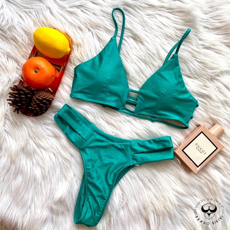 BIKINI 2 MẢNH ĐAN DÂY SAU QUẦN TAM GIÁC (BAMBO BIKINI) | BigBuy360 - bigbuy360.vn