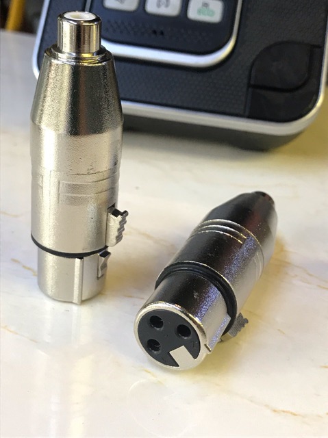 jack chuyển canon XLR sang AV hoa sen(đơn giá 1 chiếc)