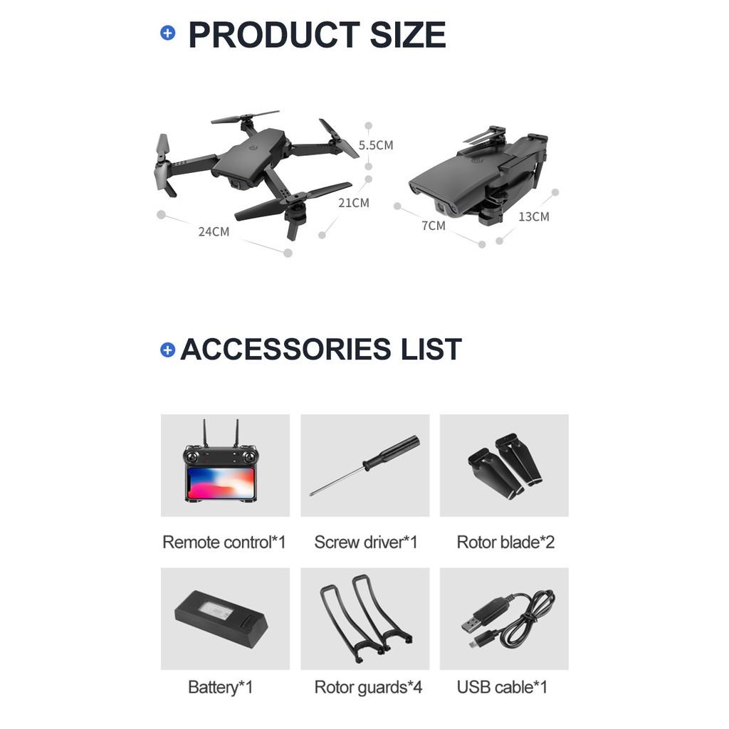 Flycam mini giá rẻ, Flycam S8 Pro,Camera Kép 4K UHD, Máy bay điều khiển từ xa S8 Pro