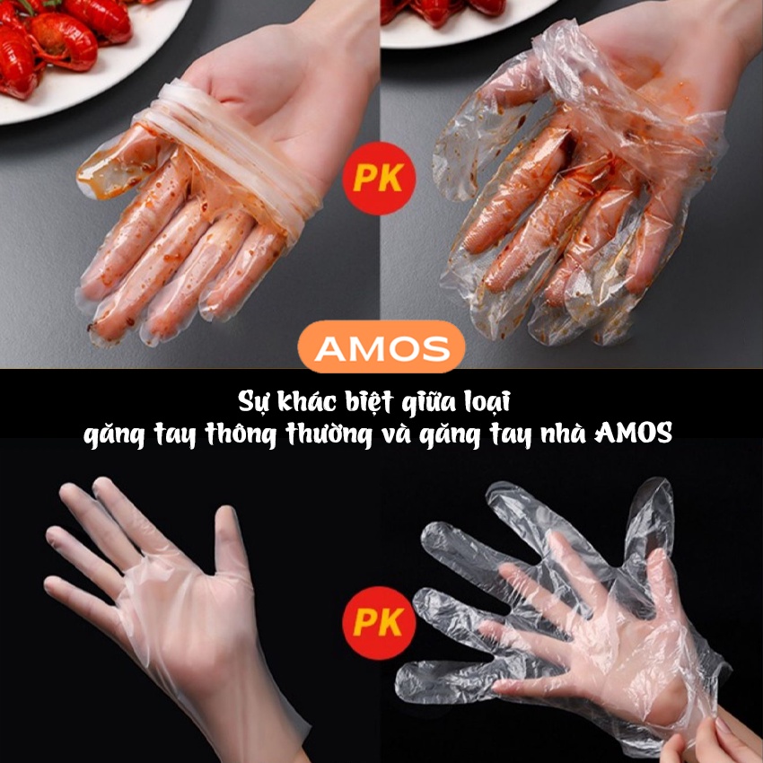 Combo 100 chiếc găng tay TPE siêu dày dặn siêu dai,mềm mại