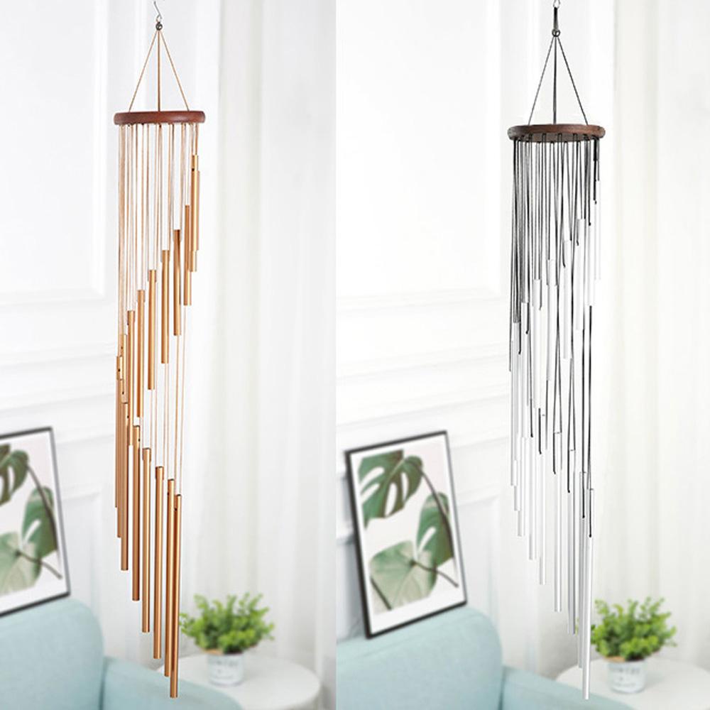 Chuông Gió Bằng Gỗ Kim Loại Trang Trí Nhà Cửa