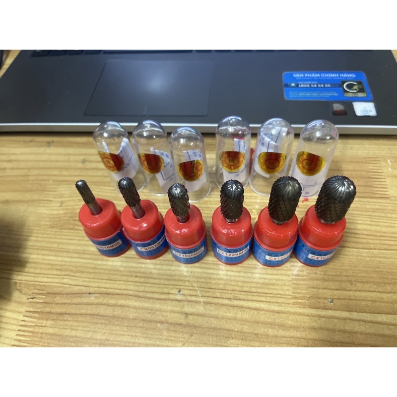 Mũi mài mũi doa hợp kim cán 6 CX 6mm 8mm 10mm 12mm 14mm 16mm