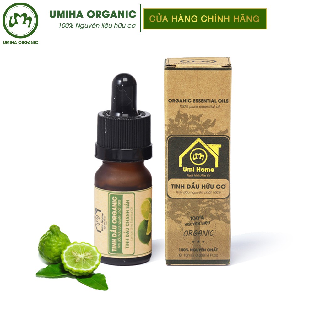 Tinh dầu Chanh Sần Lime UMIHA nguyên chất | Lemon Lime Essential Oil 100% Organic 10ml