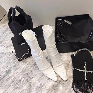 Boot cao gót cổ cao Alexingwang thời trang