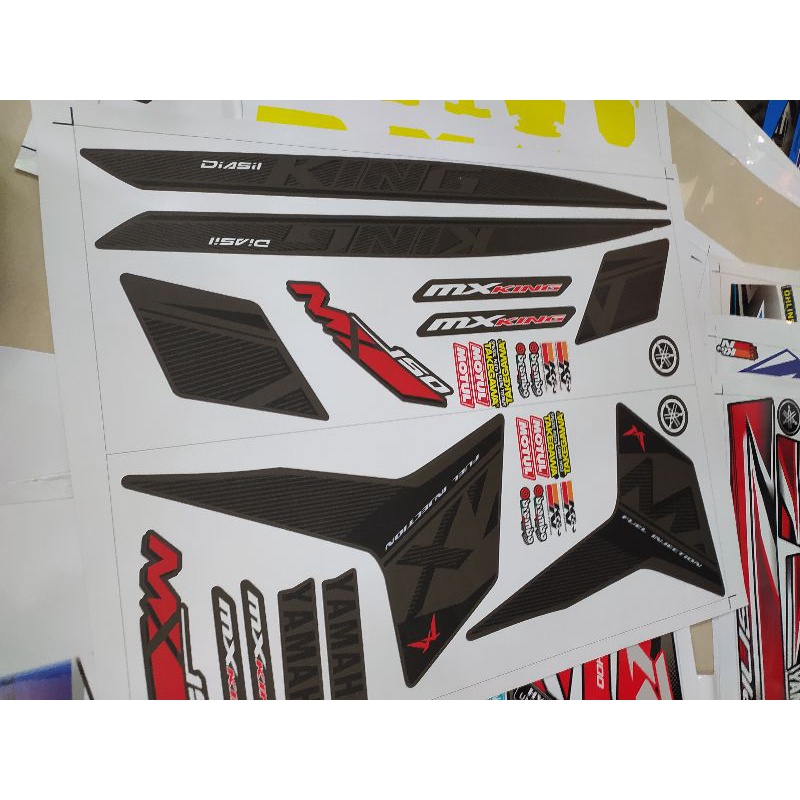 Tem Rời Ex 150 Mx King Đen Nhám