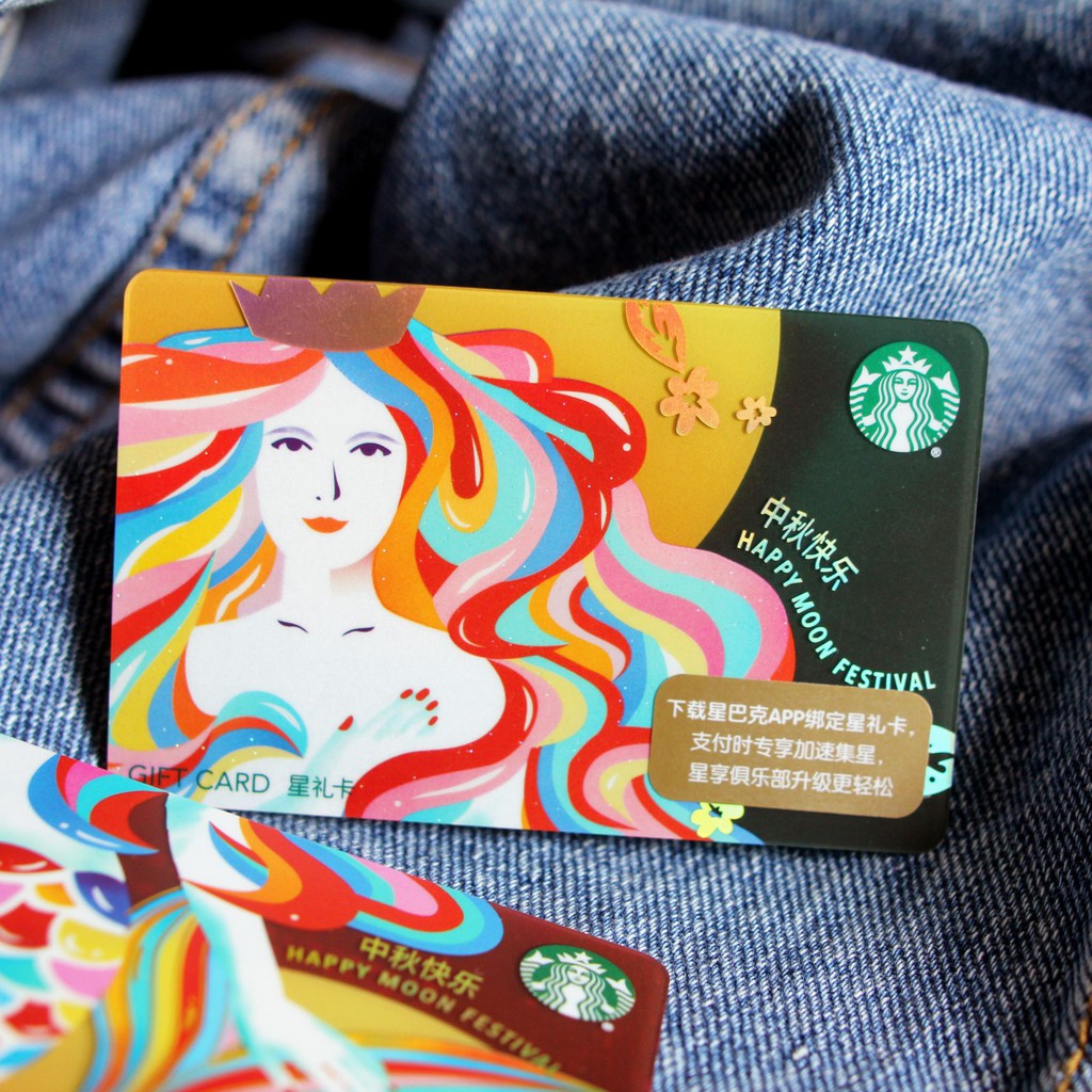 THẺ STARBUCKS China các Phiên Bản Siren