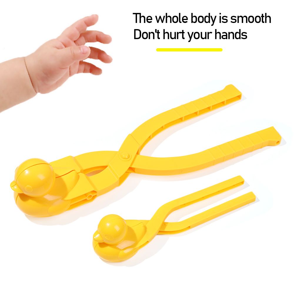 UPSTOP Heart Snowball Maker Winter Plastic Snowball Maker Clip Kids Outdoor Mold Snow Game Toys