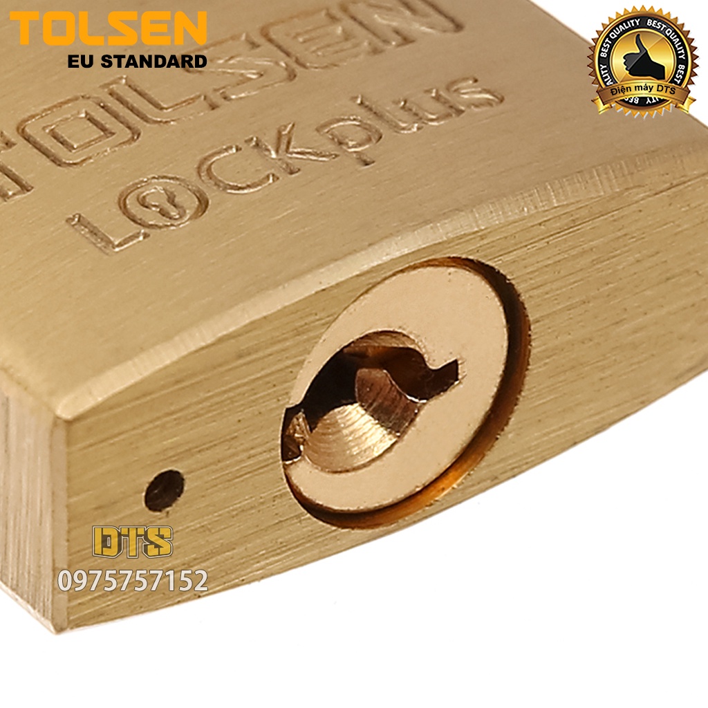 Ổ khoá đồng mật khẩu 3 số công nghiệp TOLSEN, khoá bấm khoá vali siêu cứng, chống cắt, chống trộm - Tiêu chuẩn châu Âu