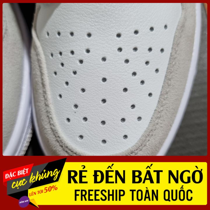 Giày thể thao cổ thấp màu xám cho nam nữ