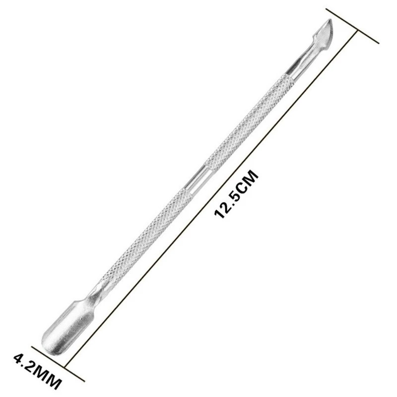 1 Cây Đẩy Da Chết Móng Tay Hai Đầu Bằng Thép Không Gỉ