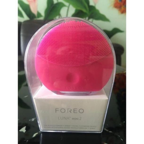 Máy rửa mặt massage Foreo Luna Mini 2 bảo hành 1 đổi 1 công nghệ sóng âm hiện đại làm sạch da hiệu quả Chammart