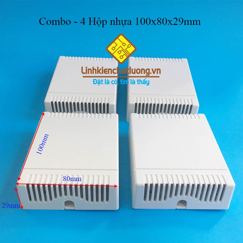 Combo - 4 Hộp nhựa 100x80x29mm