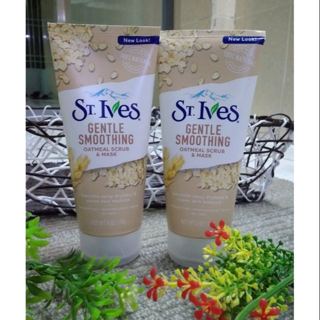 Sữa rửa mặt tẩy tế bào ST.ives Oatmeal lúa mạch 170g