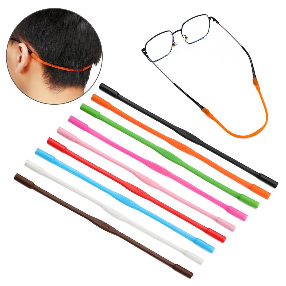 Dây đeo giữ mắt kính bằng silicon chống trượt nhiều màu tùy chọn tiện dụng