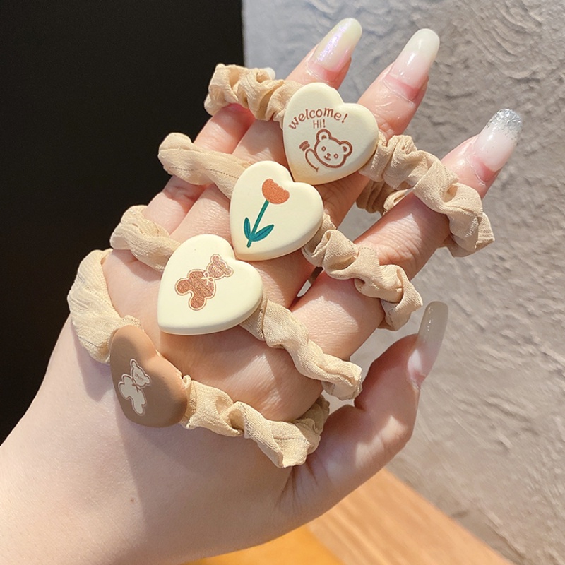 Dây buộc tóc hình gấu phong cách Hàn Quốc thời trang cho nữ