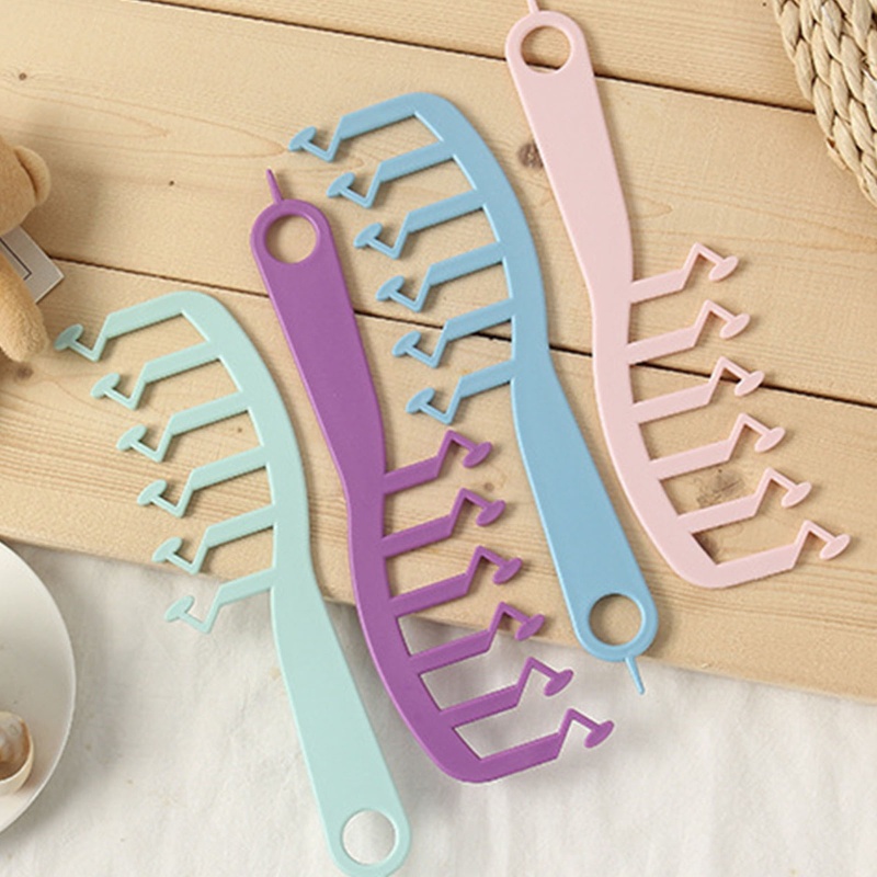 [Hàng mới về] Lược chải tóc tạo kiểu hình chữ Z dành cho nữ tiện dụng