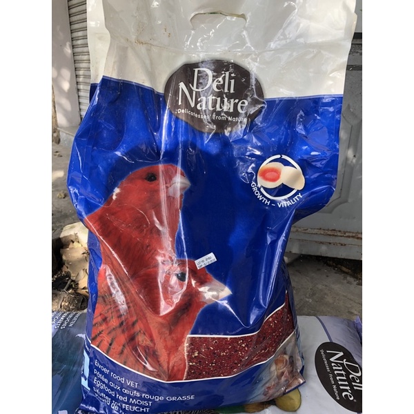 Cám trứng Deli cho chim Hồng Yến gói 100g - 500g