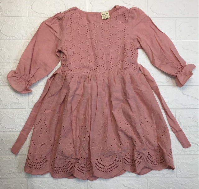 Váy thô dài tay Happy Kids