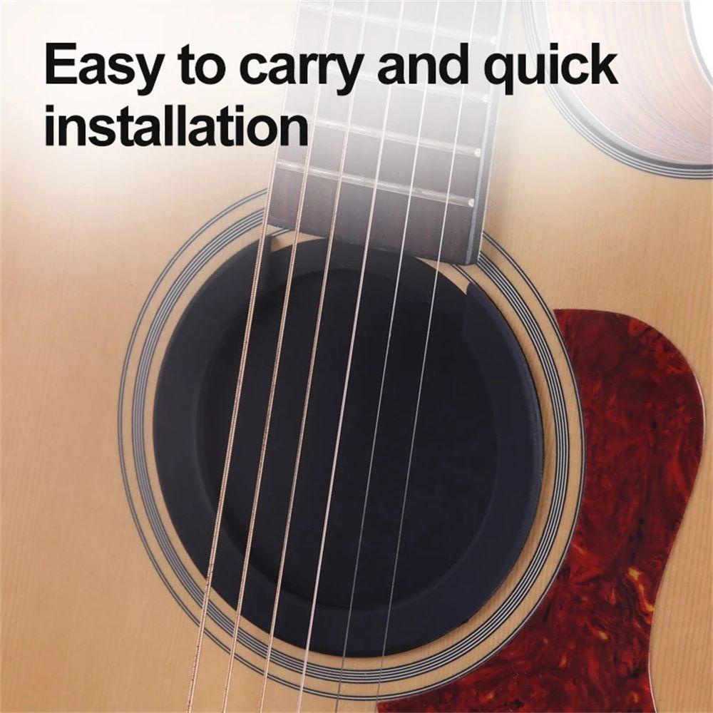 Nắp Đậy Lỗ Âm Thanh Đàn Guitar Bằng Silicone 8.6 / 10cm
