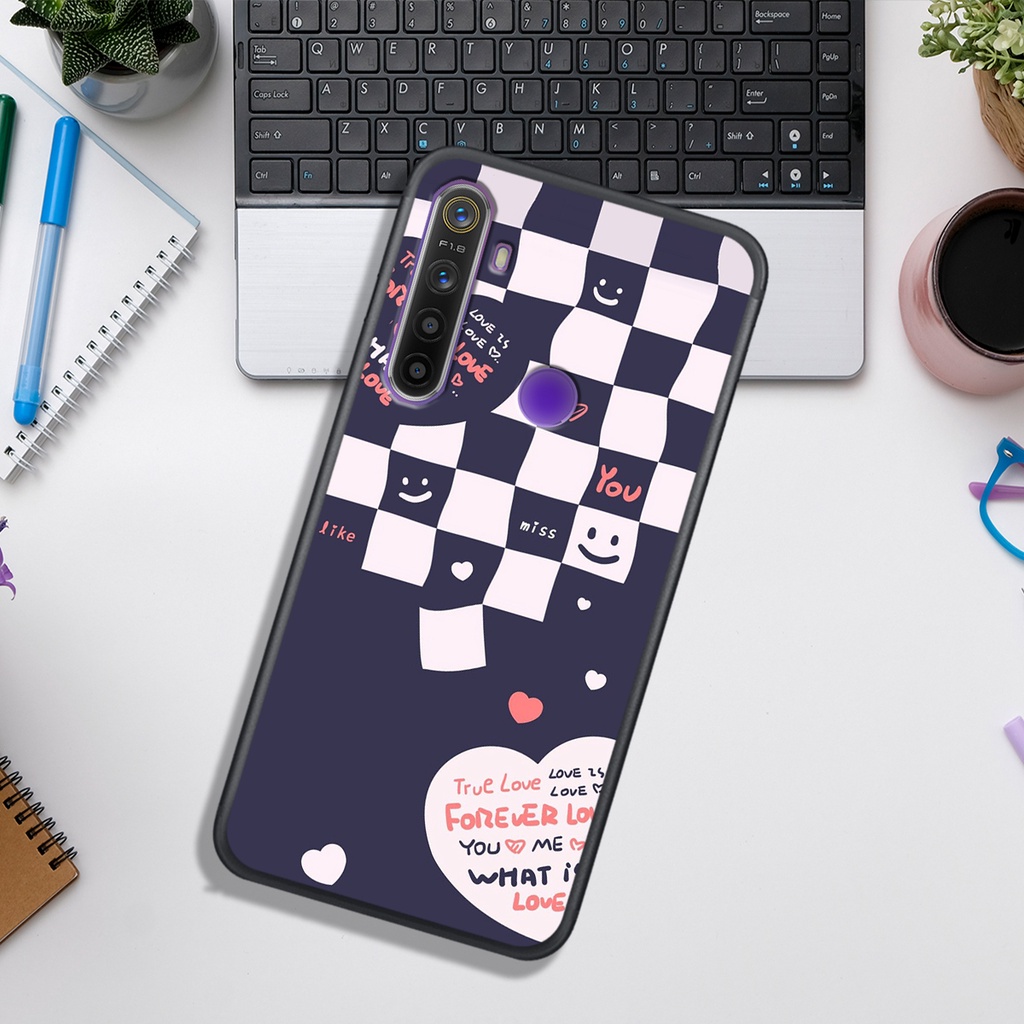 Ốp Lưng OPPO REALME 3 - REALME 3 PRO - REALME 5/5i/5s/6i - REALME 5 PRO  , In Hình &quot;Black Heart&quot; Phong Cách Đẹp.