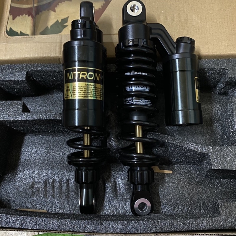 Phuộc nhún sau Nitron bình dầu cho các xe Dream Wave Axelo Ellegant cub 280mm Cub 330mm Sirius Jupiter Taurus ...