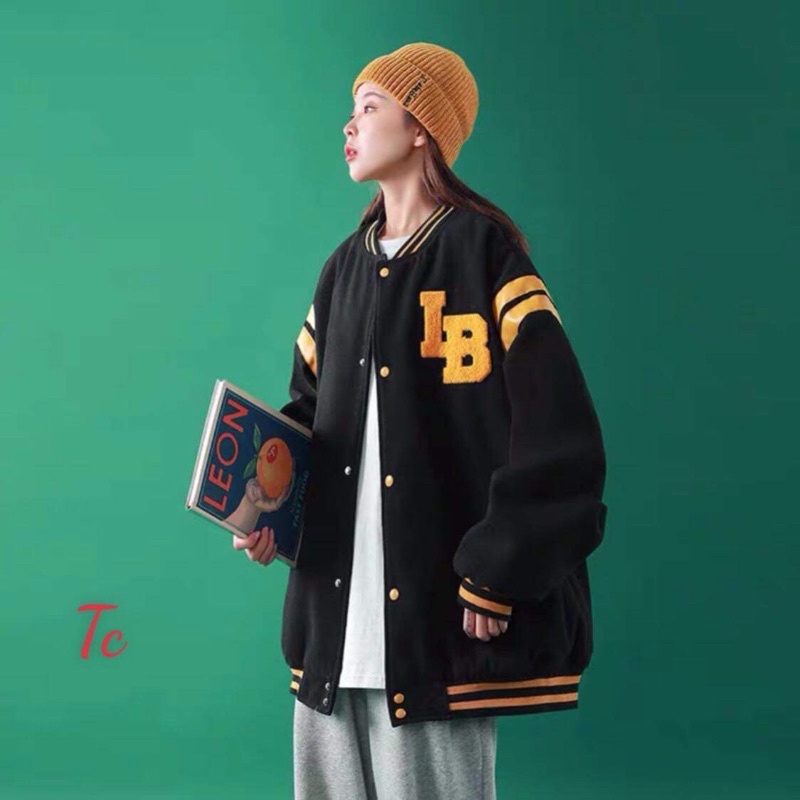 Áo bomber nỉ LBLB TC12 | BigBuy360 - bigbuy360.vn