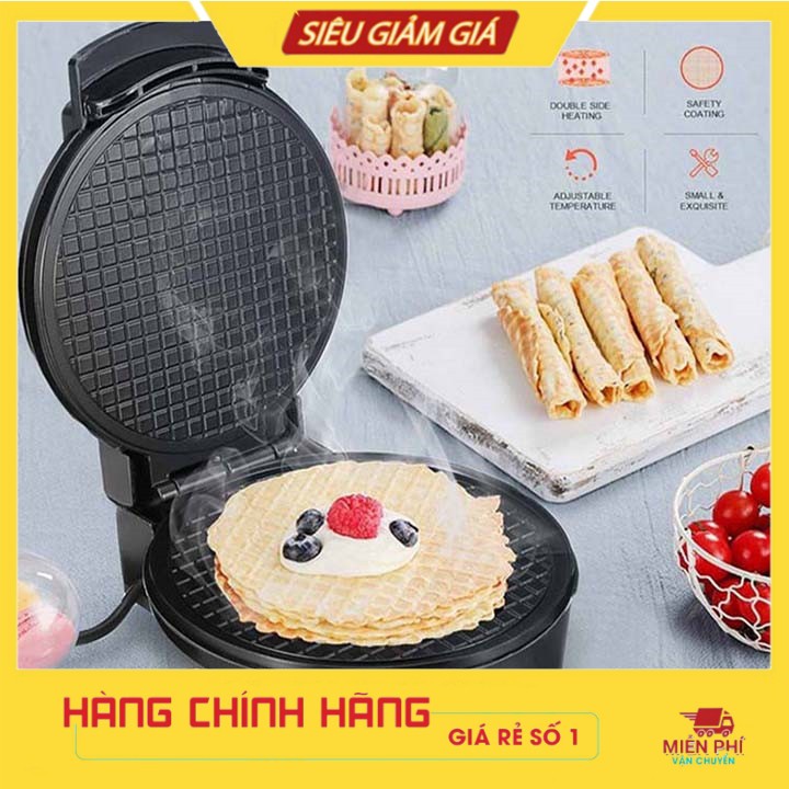 Máy làm bánh ốc quế - bánh kẹp Sokany