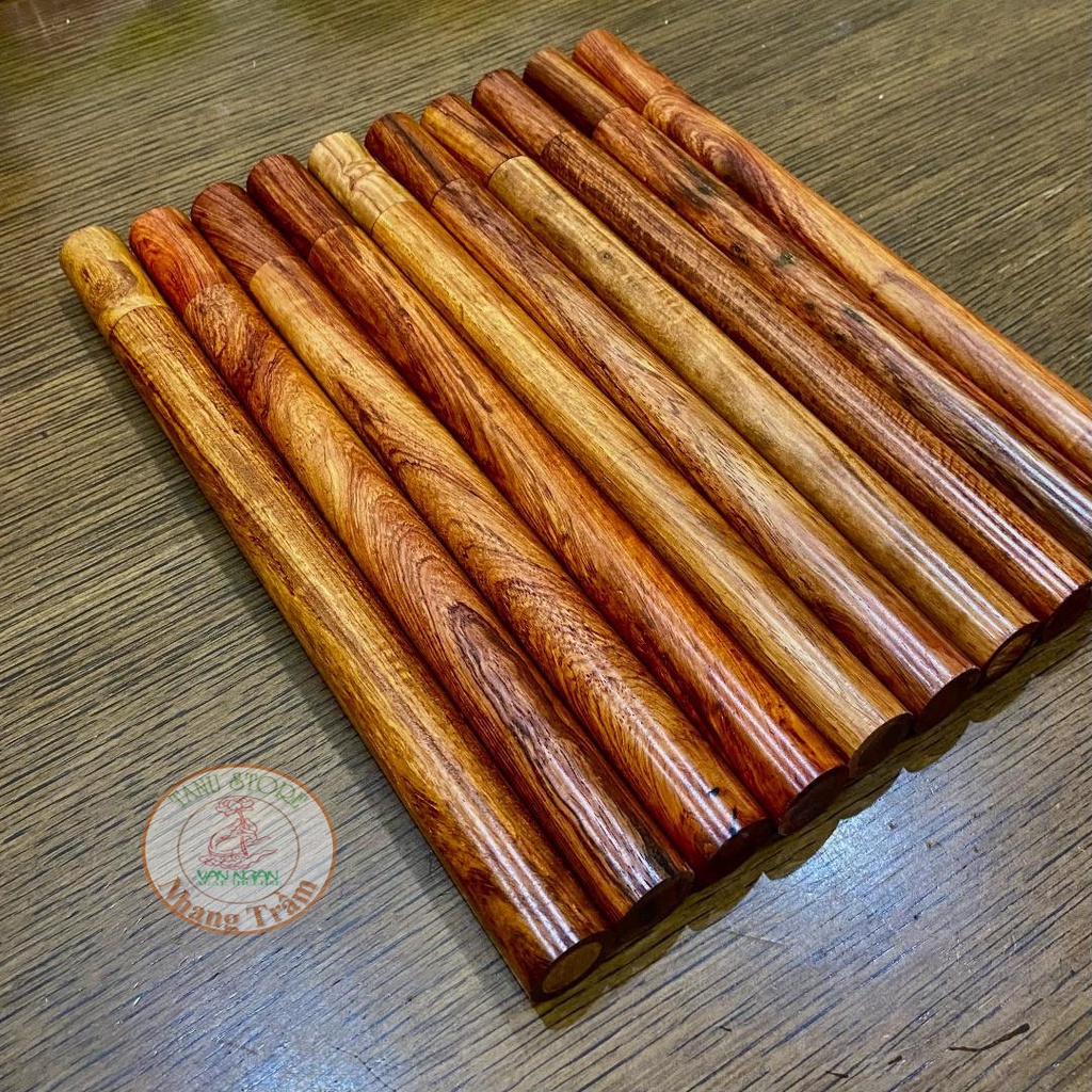 NHANG KHÔNG TĂM TRẦM HƯƠNG DÀI 30CM QUẢNG NAM NẮP VÀNG - LOẠI SIZE TO- ĐƯỜNG KÍNH 2MM