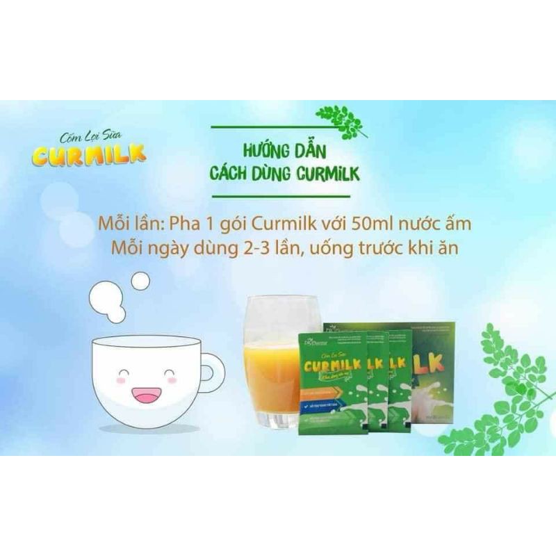 [Chính hãng] Cốm lợi sữa Curmilk 20 gói - Cam kết hiệu quả