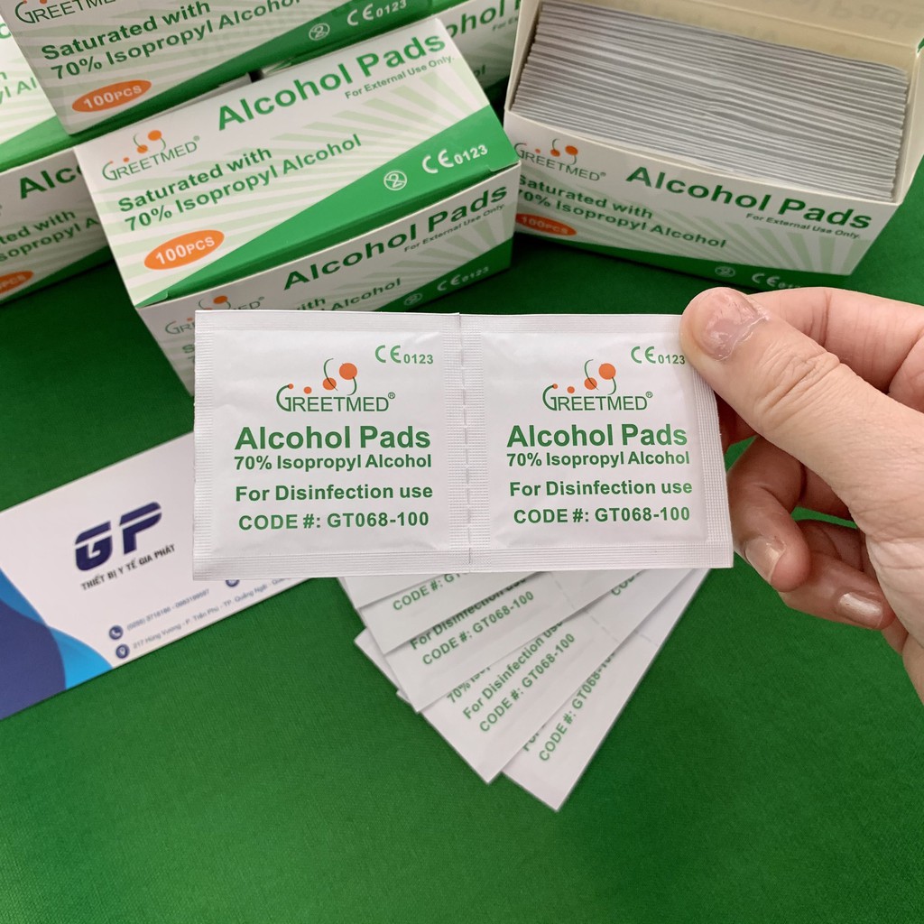 GẠC TẨM CỒN 70 ĐỘ BÔNG CỒN SÁT KHUẨN NHANH ALCOHOL PADS