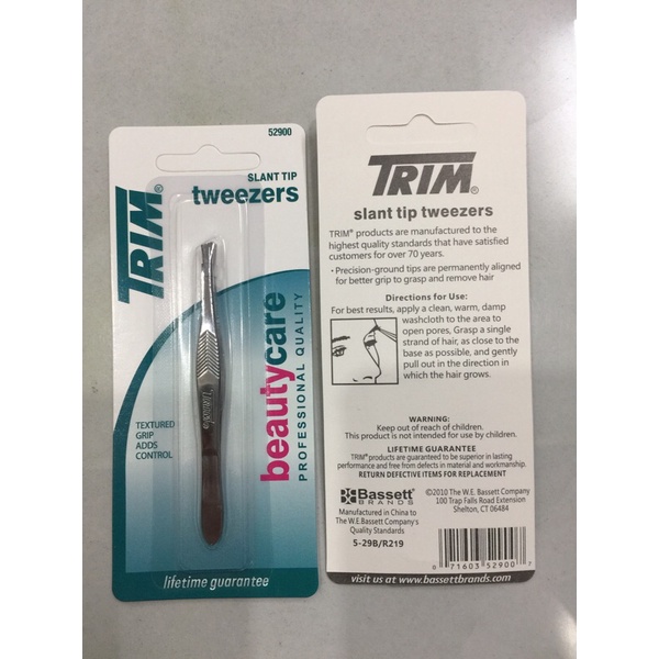 Nhíp nhổ lông mày thương hiệu TRIM