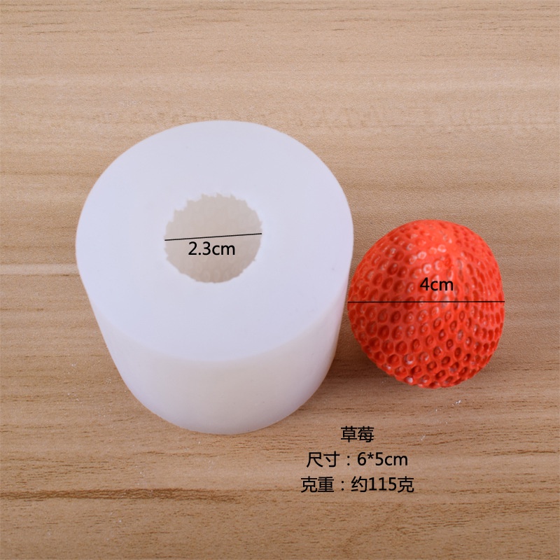 Khuôn Silicone Làm Bánh Tạo Hình Trái Cây Độc Đáo