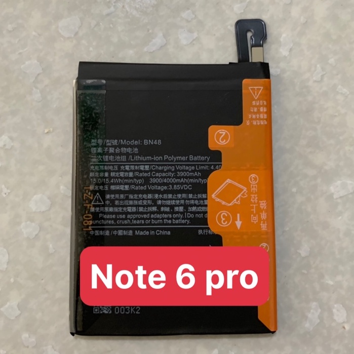 Pin xiaomi BN48 / Redmi Note 6 Pro / pin zin 4000mAh