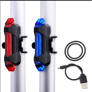 Đèn báo hiệu gắn đuôi xe đạp nhiều chế độ chống nước phụ kiện xe đạp không thể thiếu