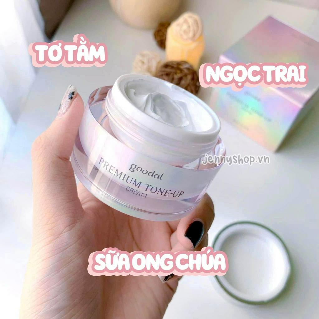 Kem Dưỡng Trắng Da Ốc Sên Goodal Premiem Tone-up Cream