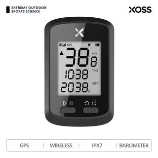Đồng Hồ Đo Tốc Độ Định Vị XOSS G+ Không Dây Chống thấm Nước Cho Xe Đạp Xe Máy