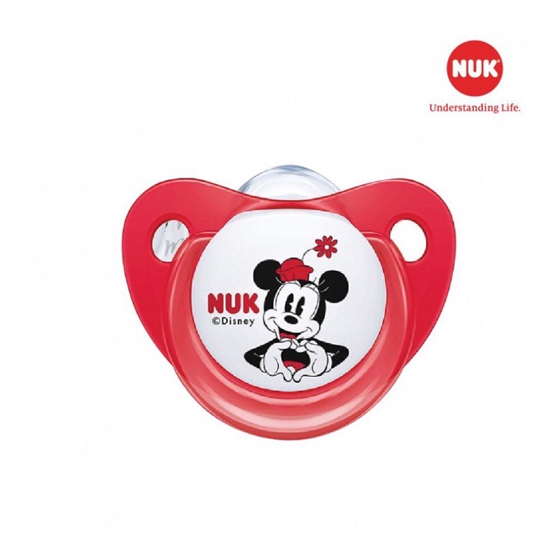 Bộ 2 Ti Giả Nuk Silicon Mickey Plus 0-6M