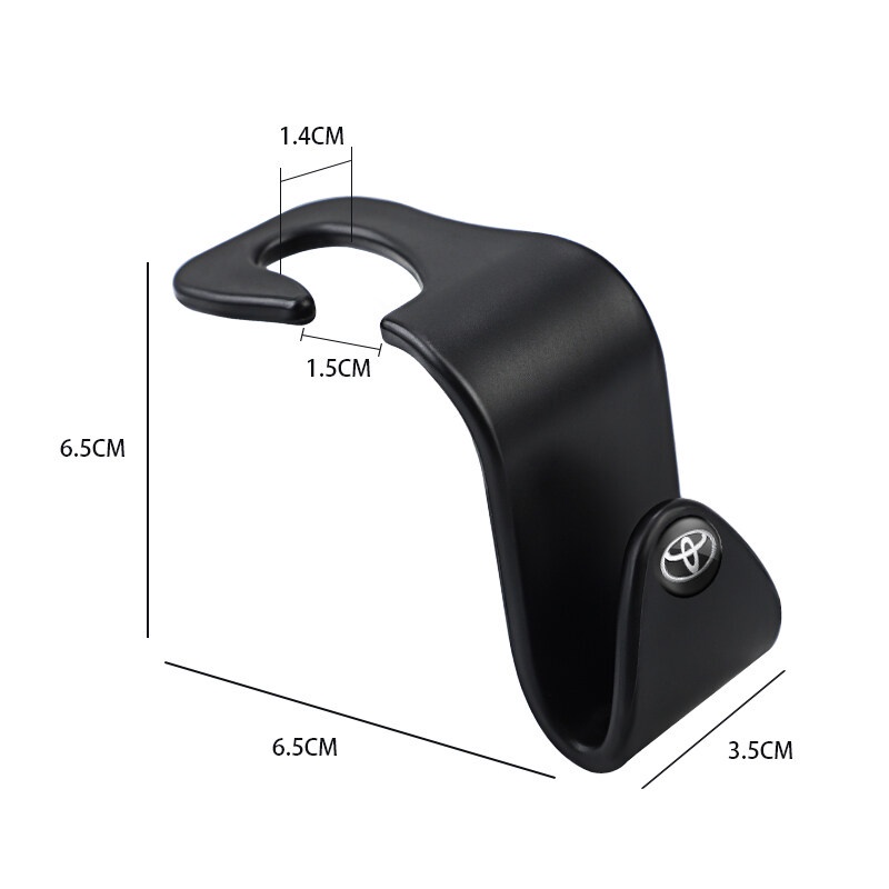 Bộ 4 mảnh Móc Treo Đồ Gắn Ghế Sau Xe Hơi Tiện Dụng Cao Cấp