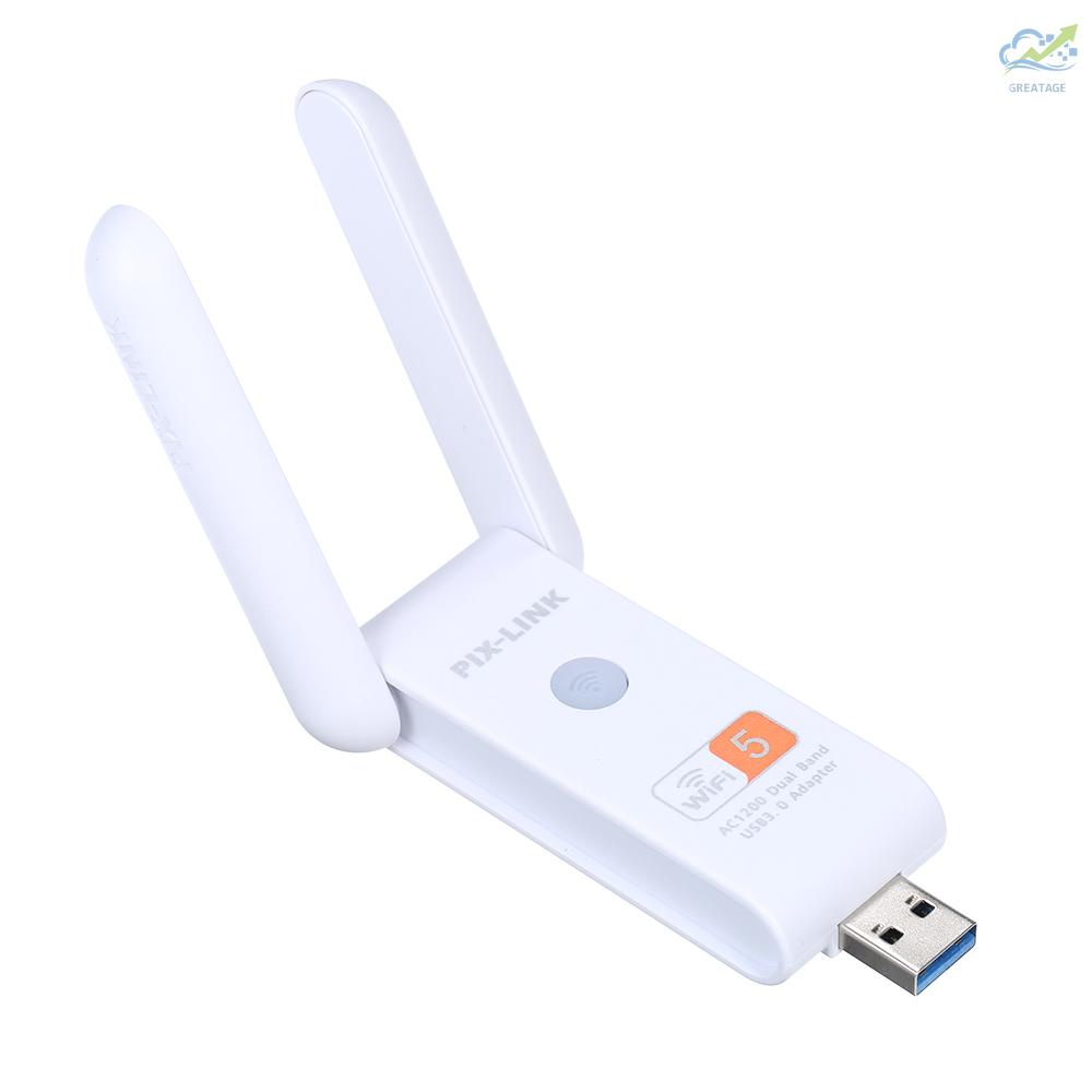 Mới Usb Wifi 2.4g (Up To 300mbps) & 5g (Up Sang 866mbps) / 2 Ăng Ten Cao Cấp | BigBuy360 - bigbuy360.vn