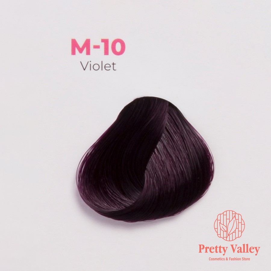 Thuốc nhuộm tóc màu tím than MOLOKAI, thuốc nhuộm tóc chứa collagen tảo biển siêu dưỡng - Pretty Valley Store