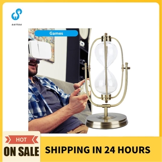 Đồng hồ cát thủy tinh đếm ngược chất liệu kim loại kính