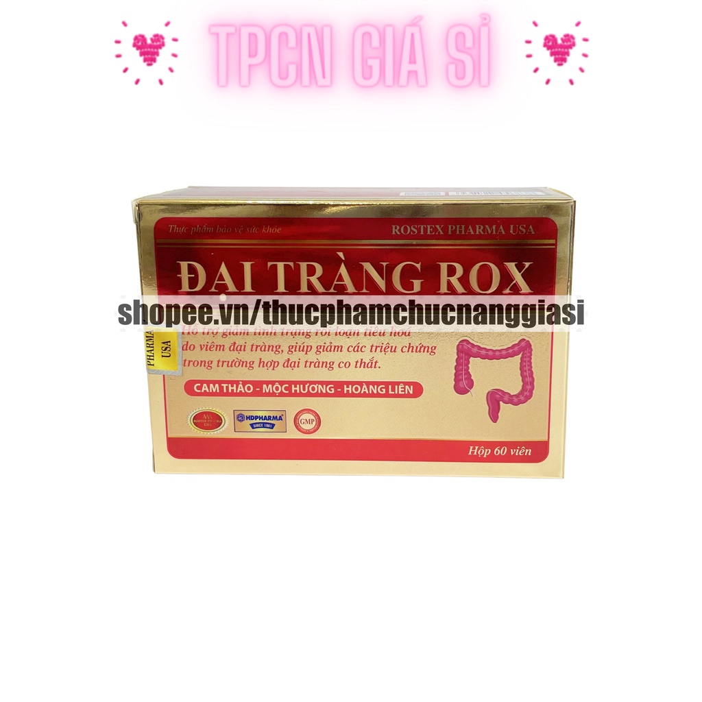 Viên uống ĐẠI TRÀNG HD hỗ trợ giảm viêm đại tràng – Hộp 60 viên