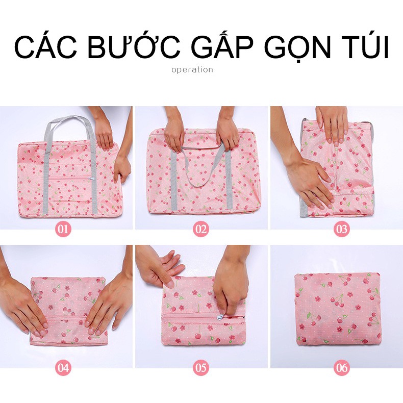 Túi xách du lịch gấp gọn chống thấm River Flow, dung tích lớn, tiết kiệm diện tích hành lý