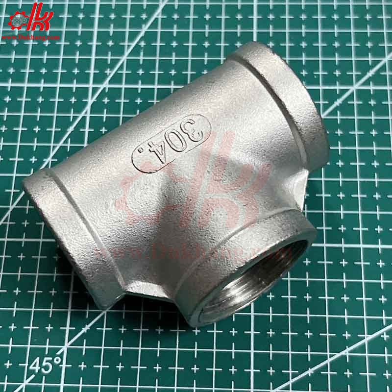 Tê ren trong inox 304 - Ngã ba ren trong