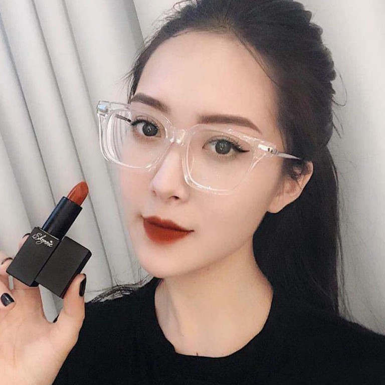 Gọng Kính Giả Cận Trong Suốt Hot Girl