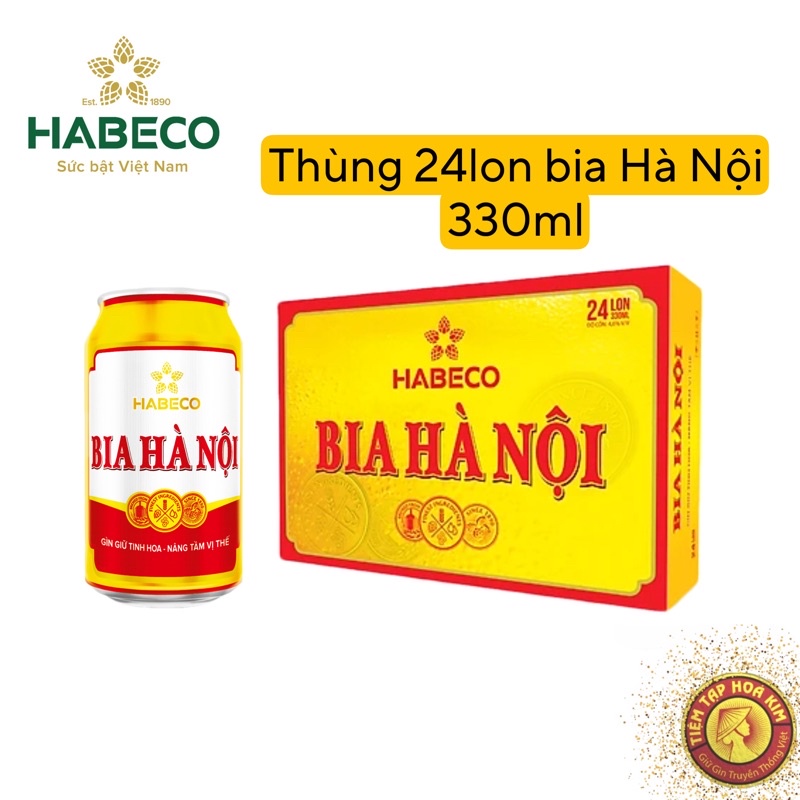 Thùng bia Hà Nội 24lon 330ml